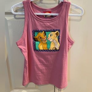 Disney Lion King tank top, size medium (fits small), new without tags